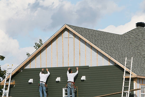 Professional Emergency Siding Repair technician working in Chester Springs, PA